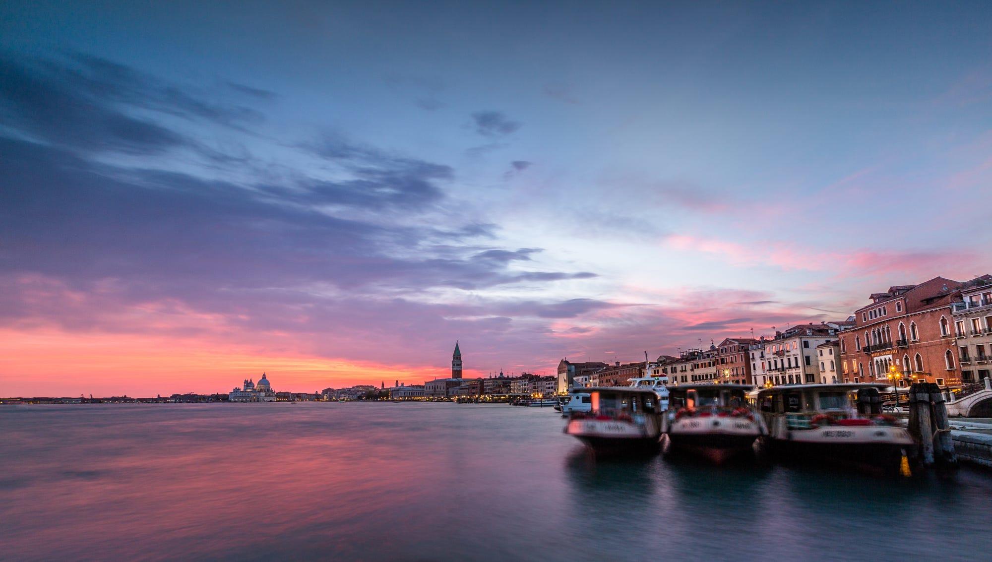 Sunset in Venice