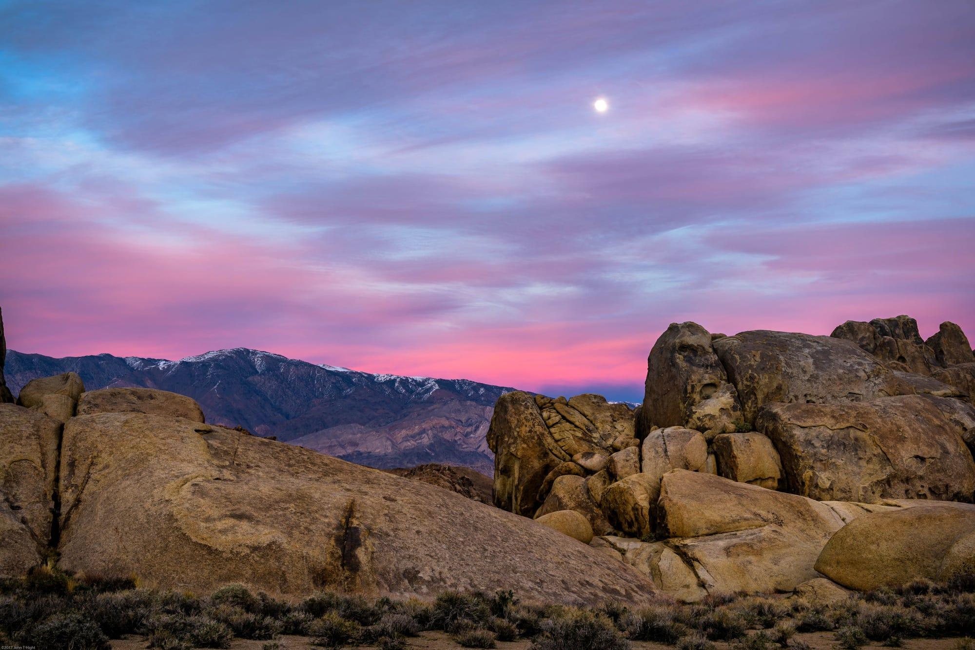 Moon at Sunset