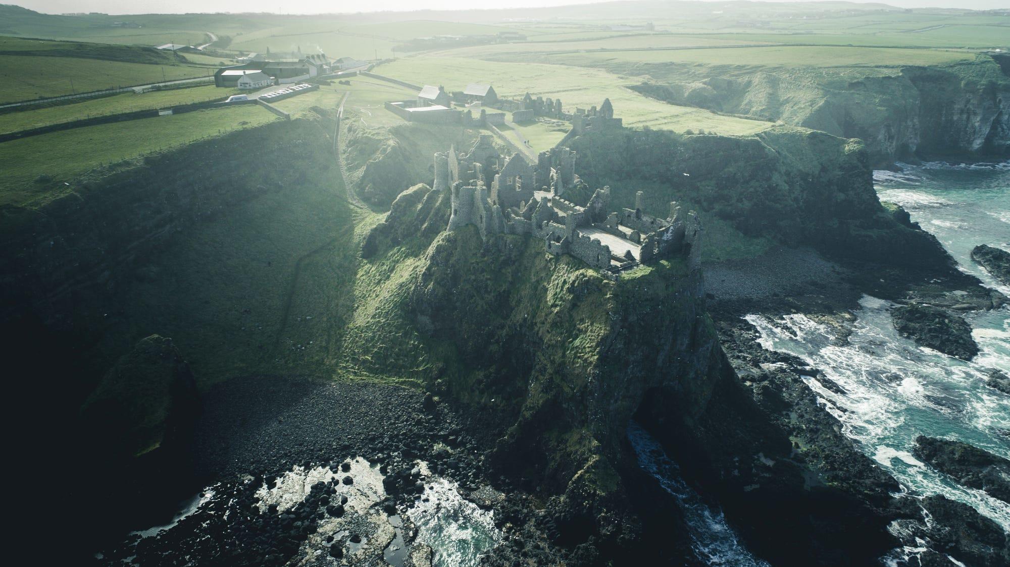 Ireland coastline.