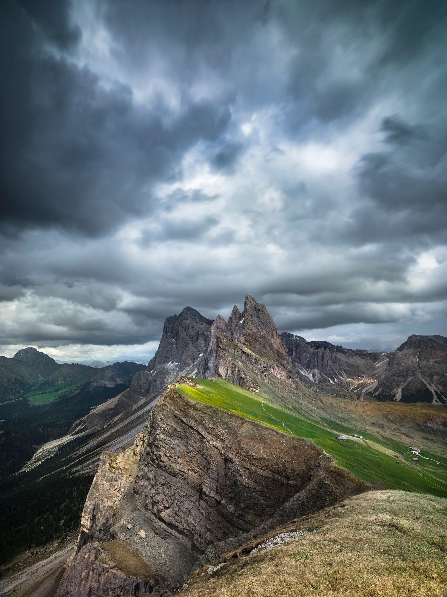 Seceda. Dolomites. Italy.