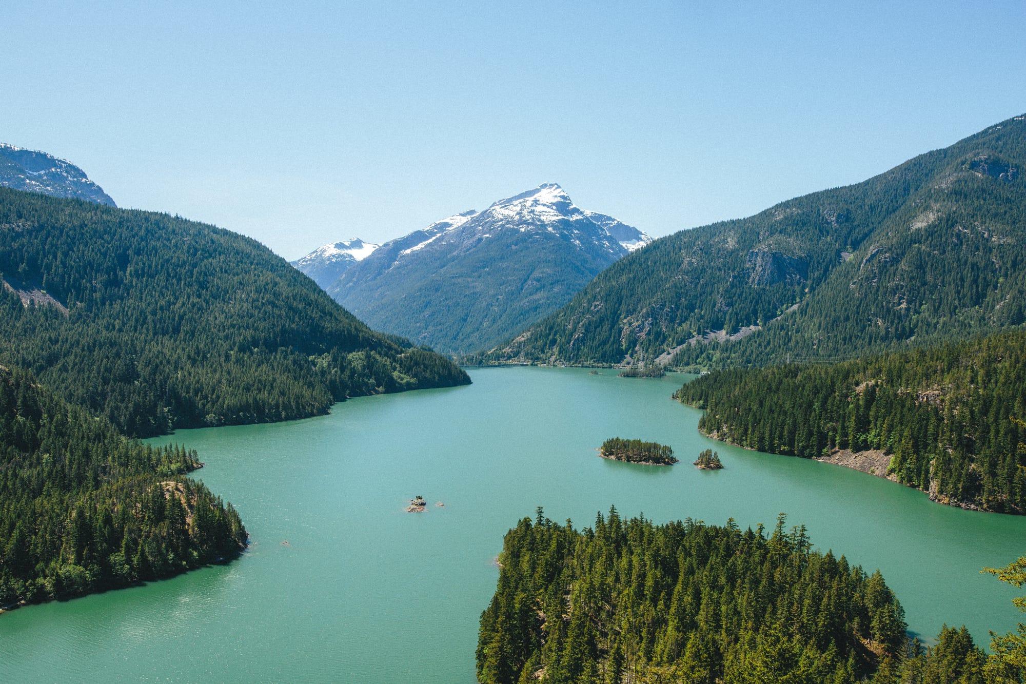 Summer day at Diablo Lake