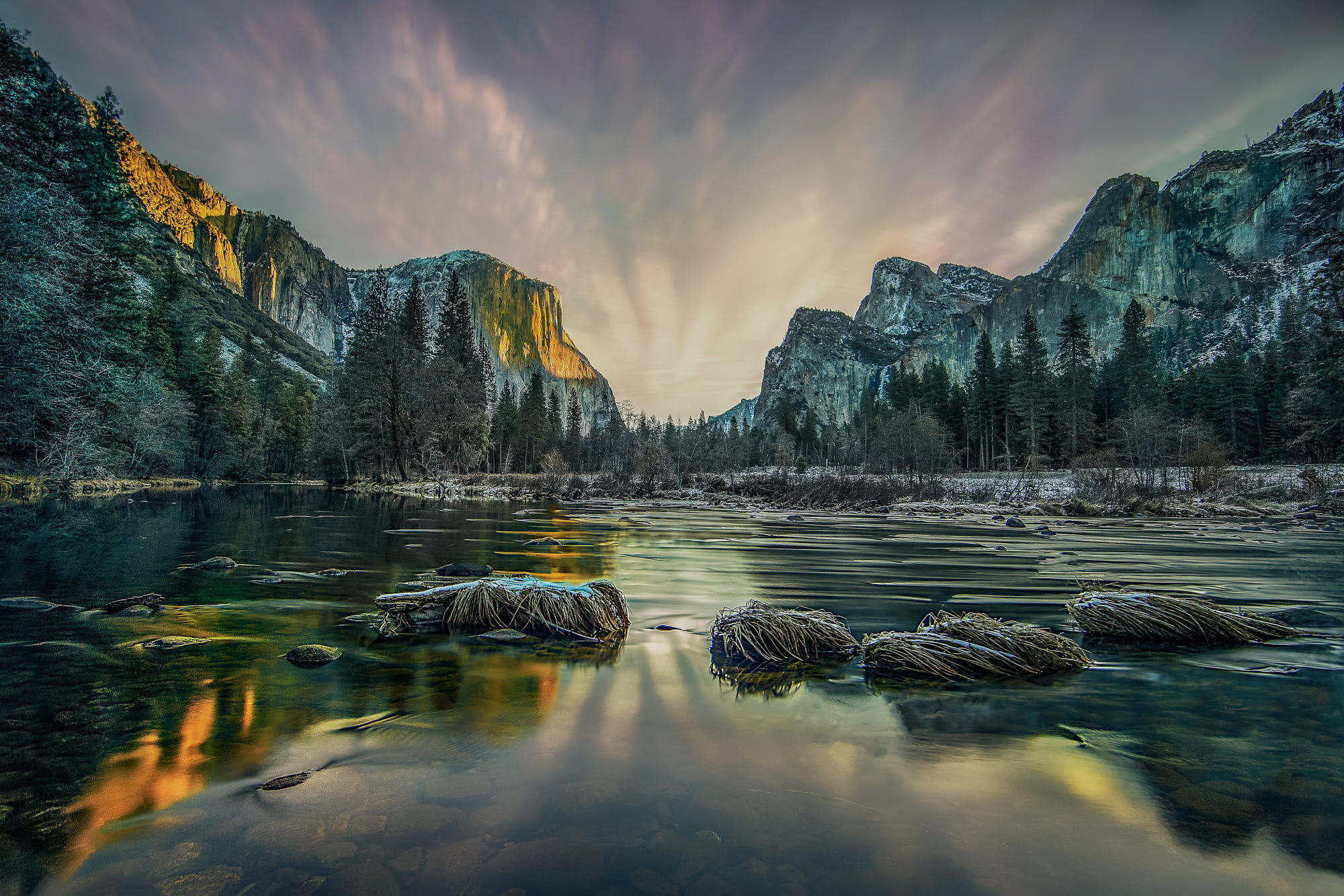 Yosemite Valley View at Morning